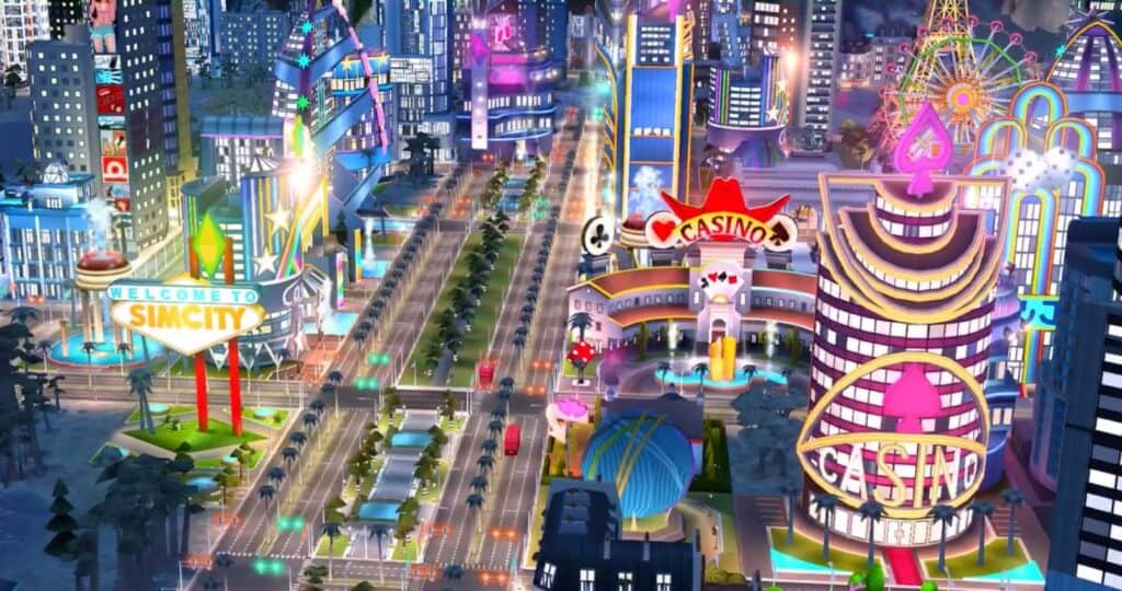 Las Vegas in SimCity BuildIt.