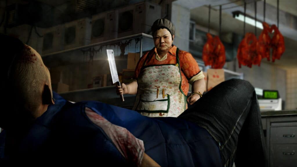 A Steam promotional image for Sleeping Dogs.