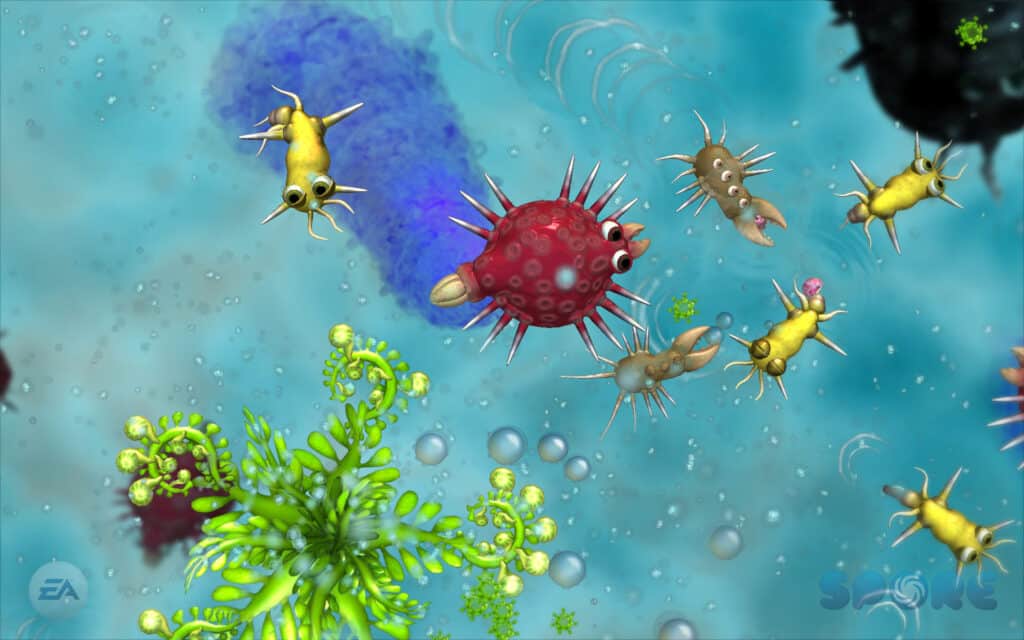 A Steam promotional image for Spore.