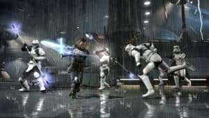 Combat in Star Wars: The Force Unleashed II.