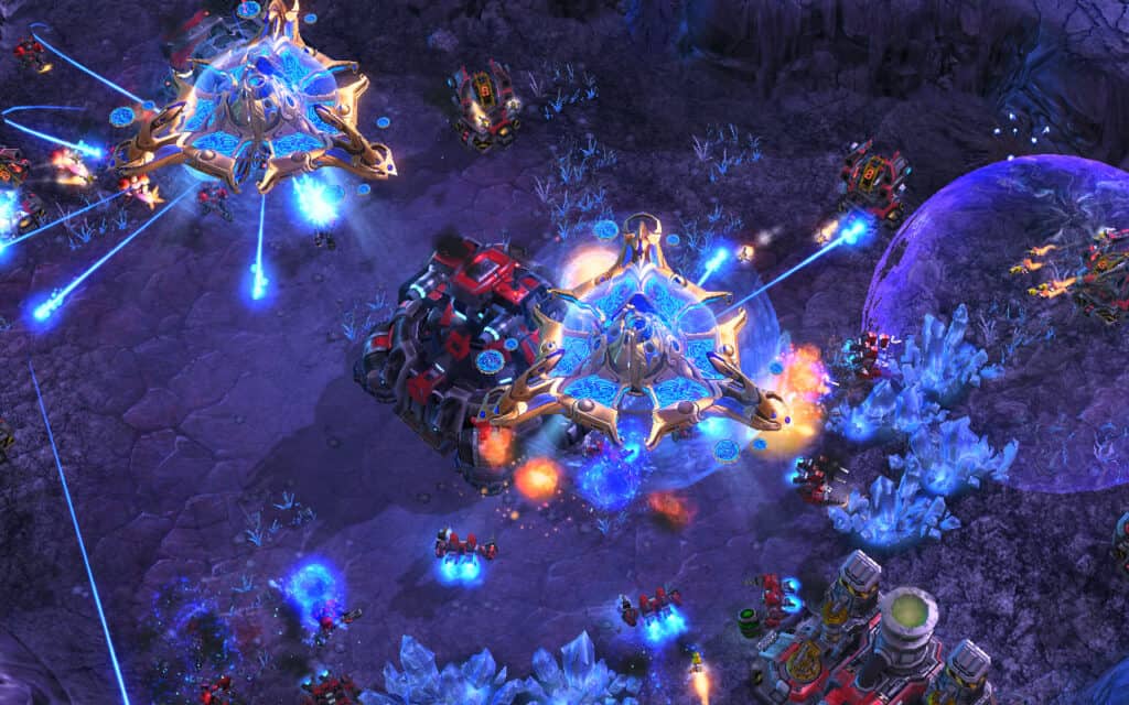 A Blizzard promotional image for StarCraft II: Wings of Liberty.