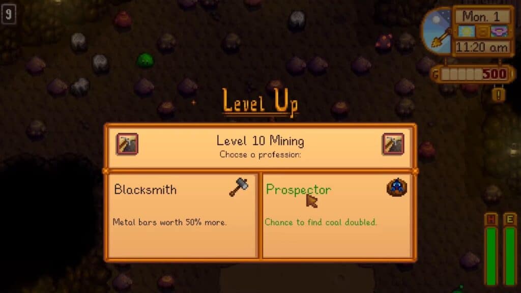 An in-game screenshot from Stardew Valley.