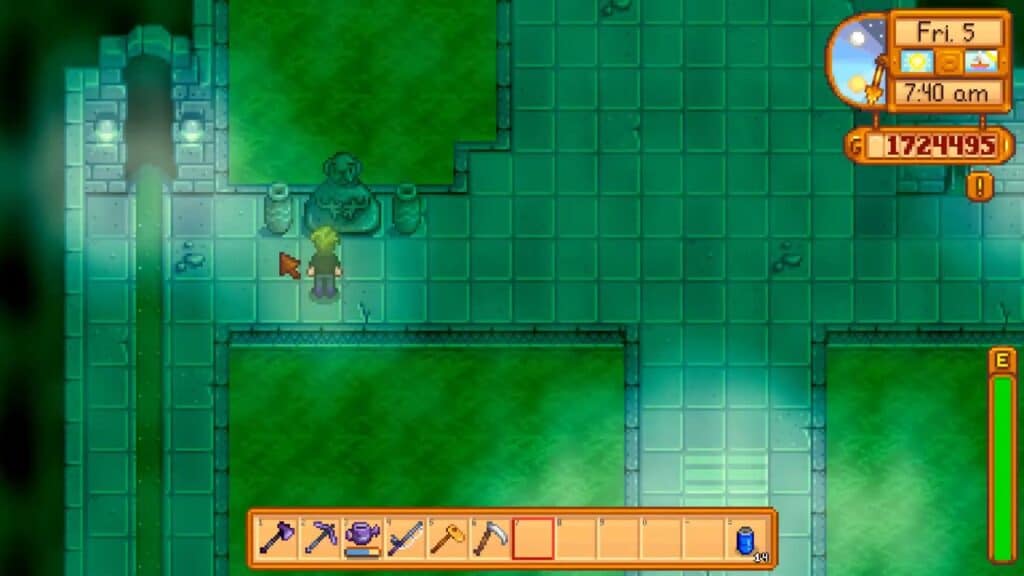 An in-game screenshot from Stardew Valley.