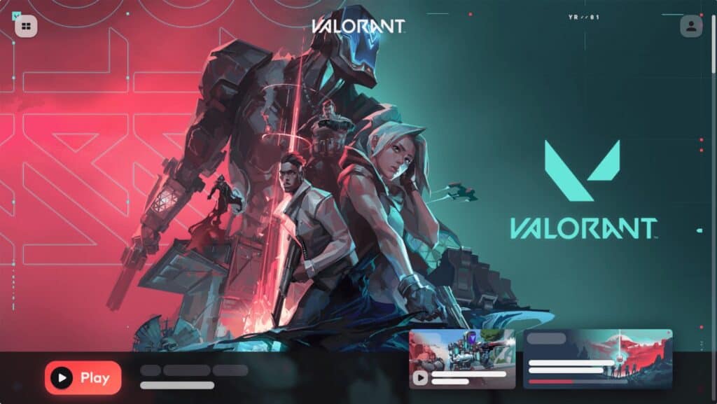 Agents shown in Valorant screen.