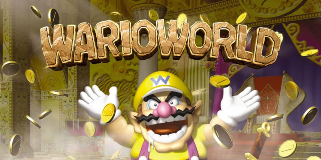 An official promotional image for Wario World.
