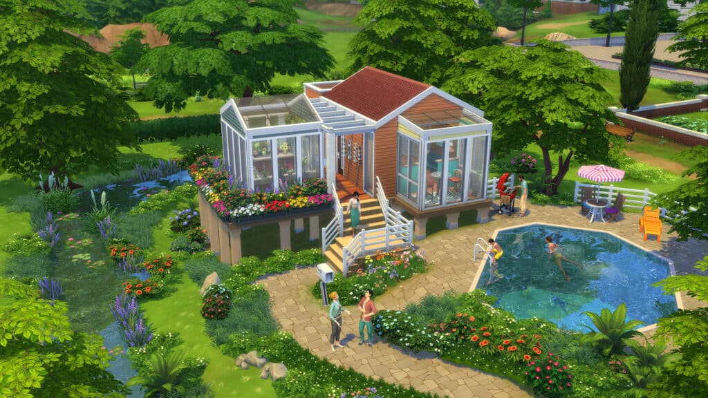 Sims 4 Tiny Living Press Kit