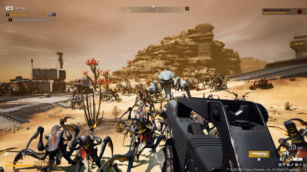 Starship Troopers: Extermination gameplay