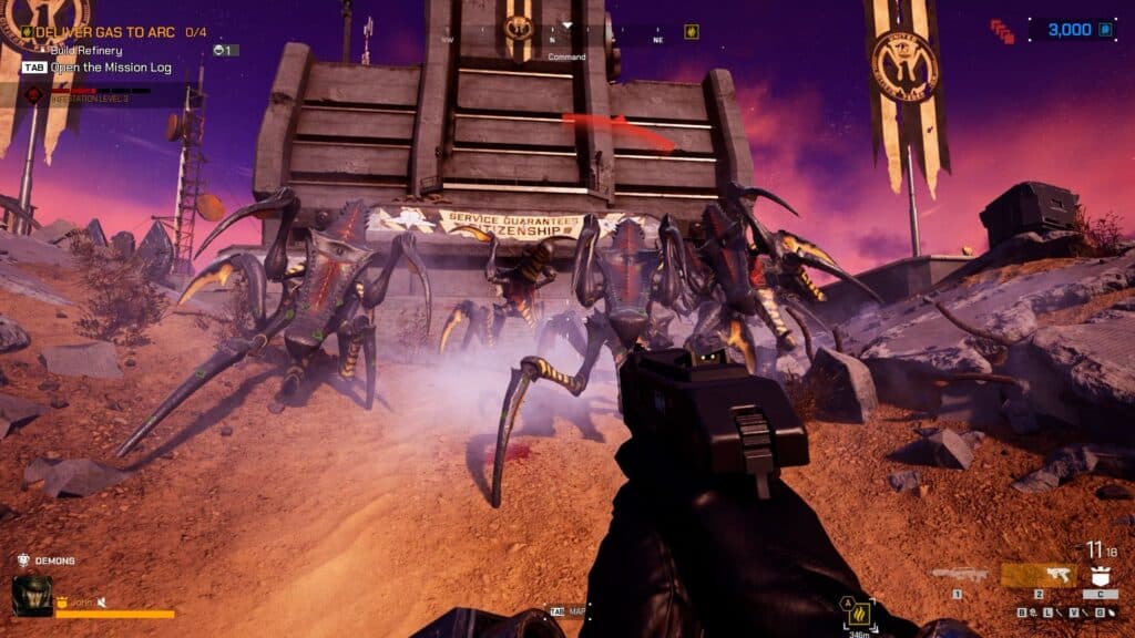Starship Troopers: Extermination gameplay