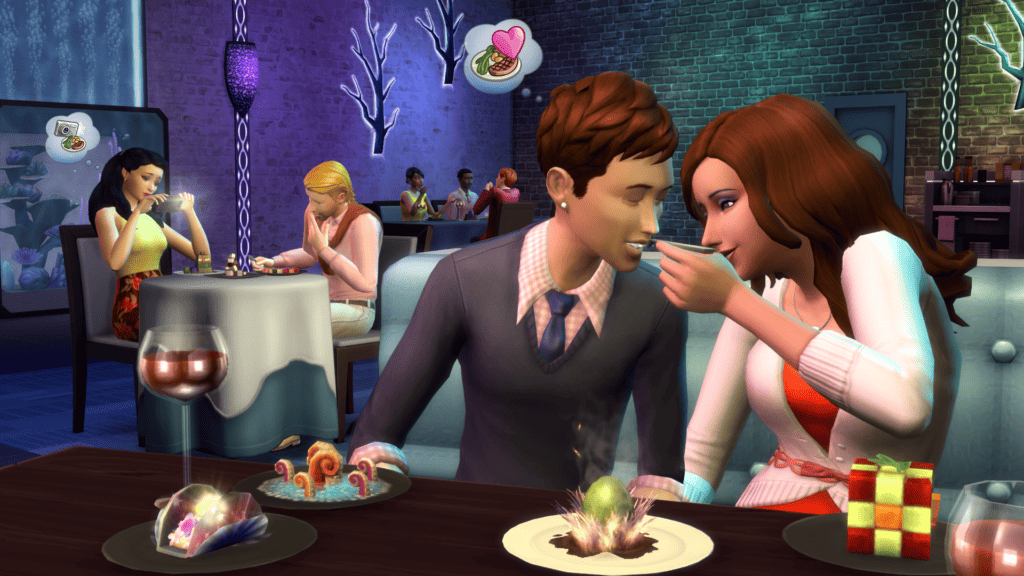 Sims 4 Dine out
