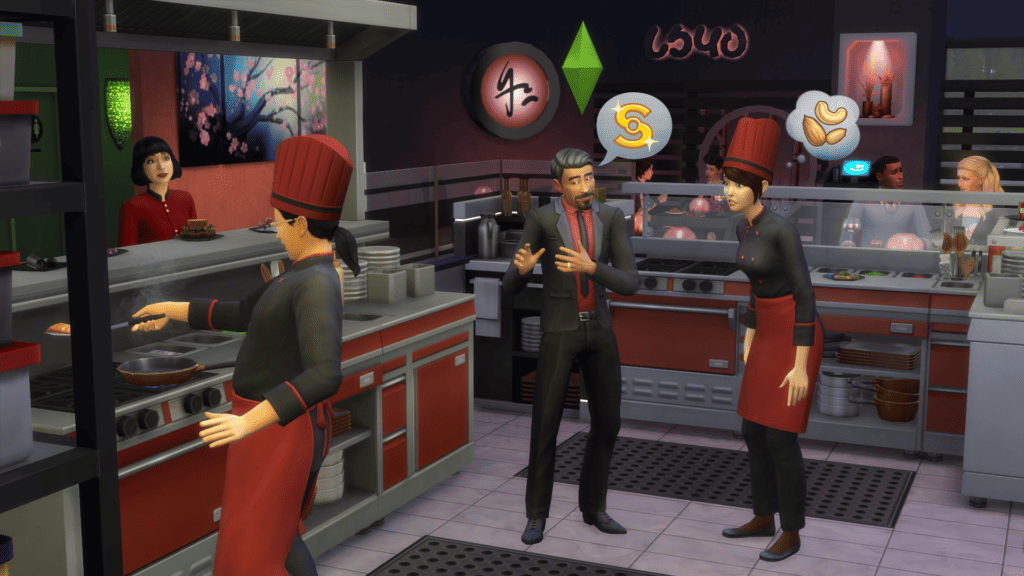 Sims 4 dine out