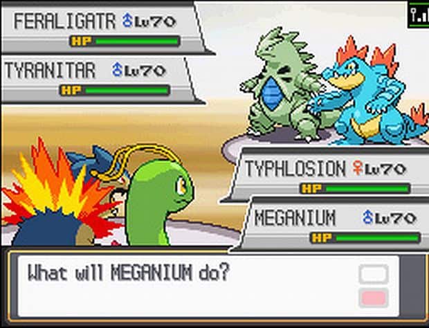 Starting Pokemon in battle