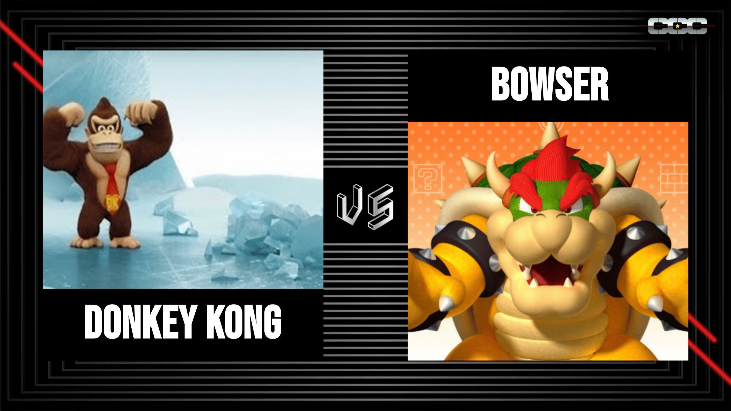 Donkey Kong vs Bowser