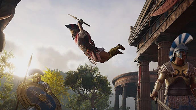 Spartan soldier in Assassin's Creed Odyssey.