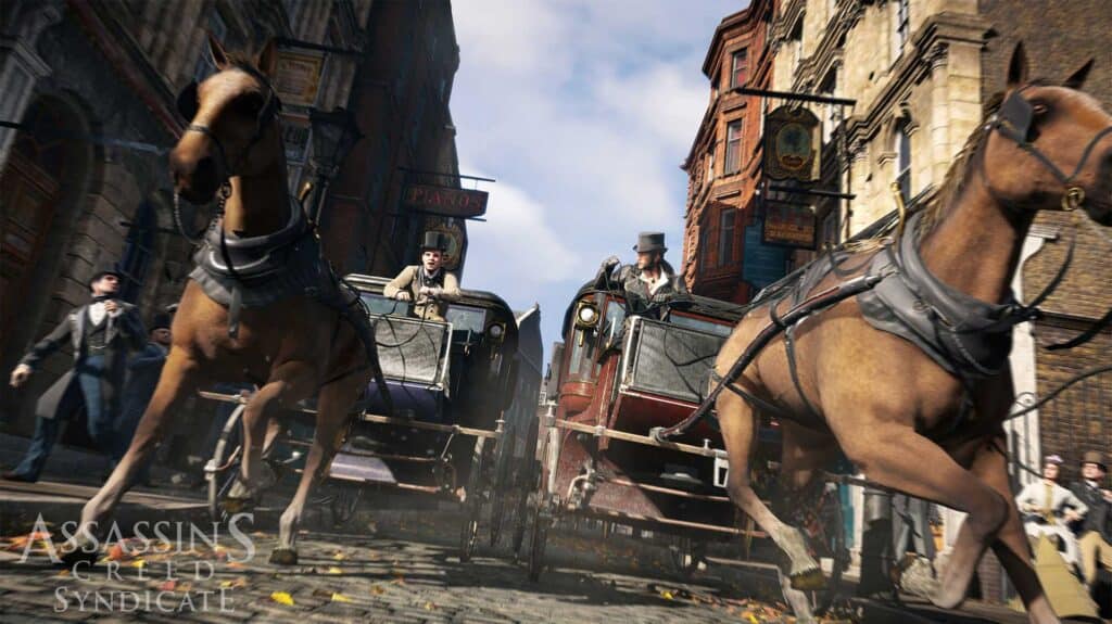 Horses and buggies in Assassin's Creed Syndicate.
