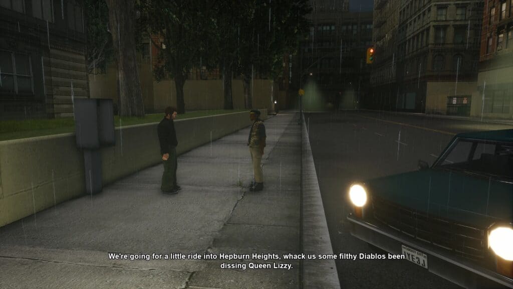 Better Rain mod for Grand Theft Auto III.