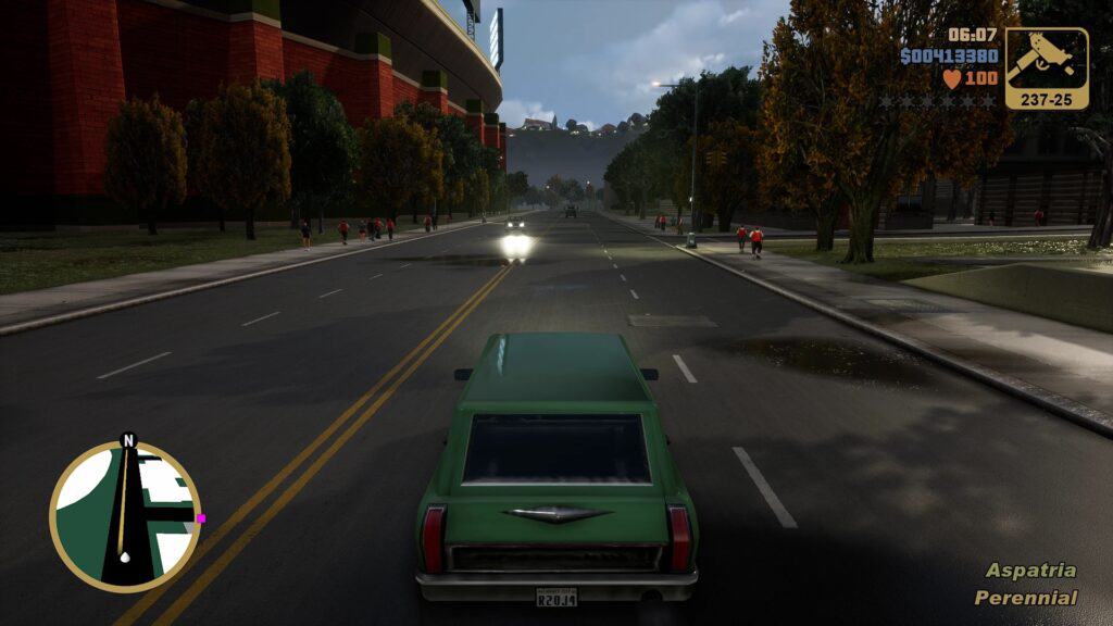 Better Road Textures for GTA III mod for Grand Theft Auto III: Definitive Edition.