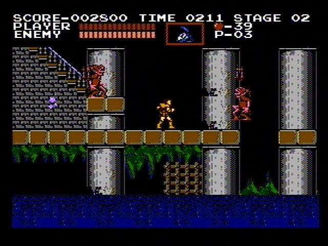 A screenshot of Castlevania