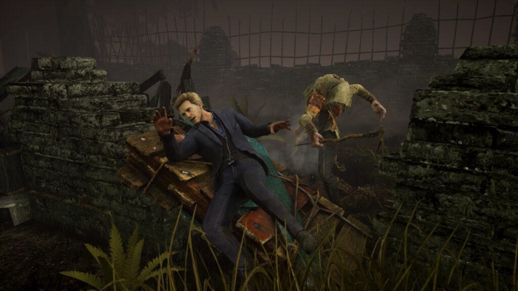 A promotional image for Dead By Daylight's Descend Beyond.