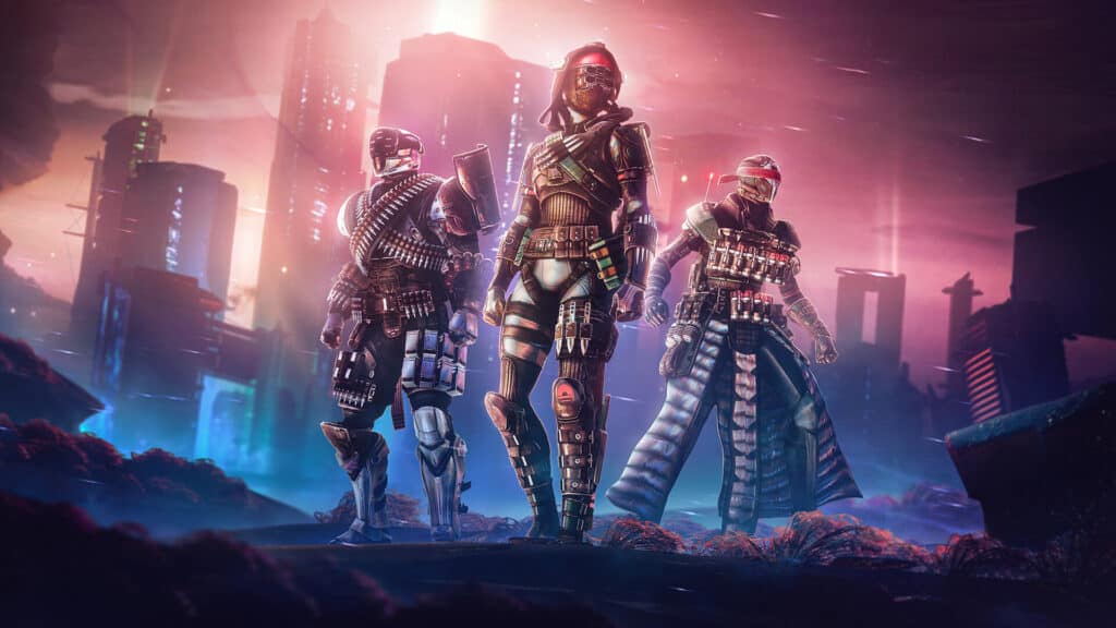 A Steam promotional image for Destiny 2's Lightfall DLC.