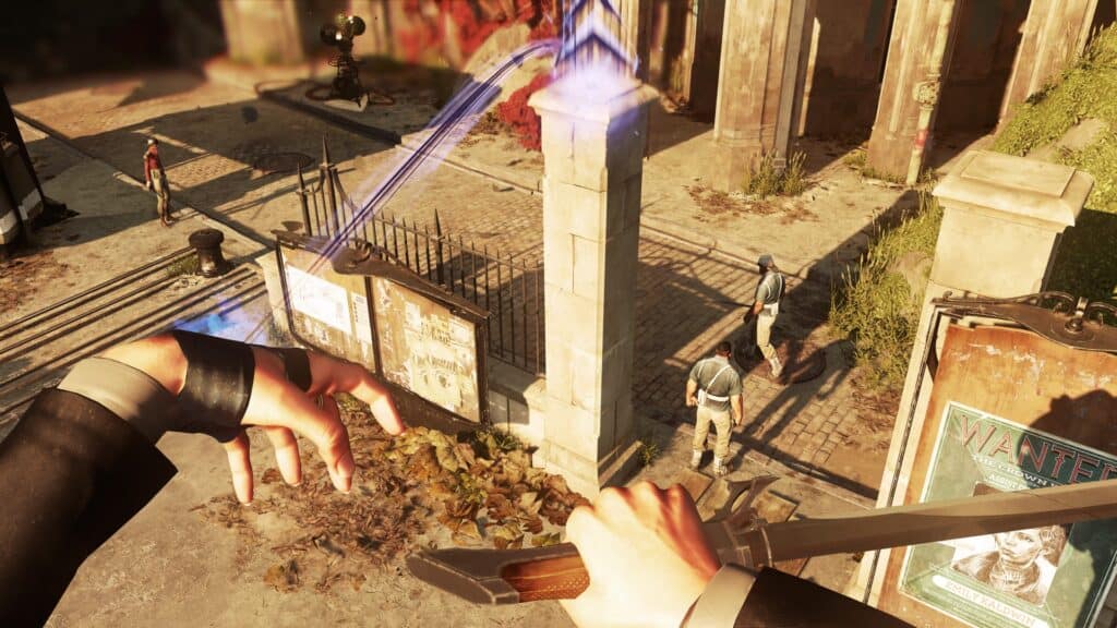 Sneaking in Dishonored 2.