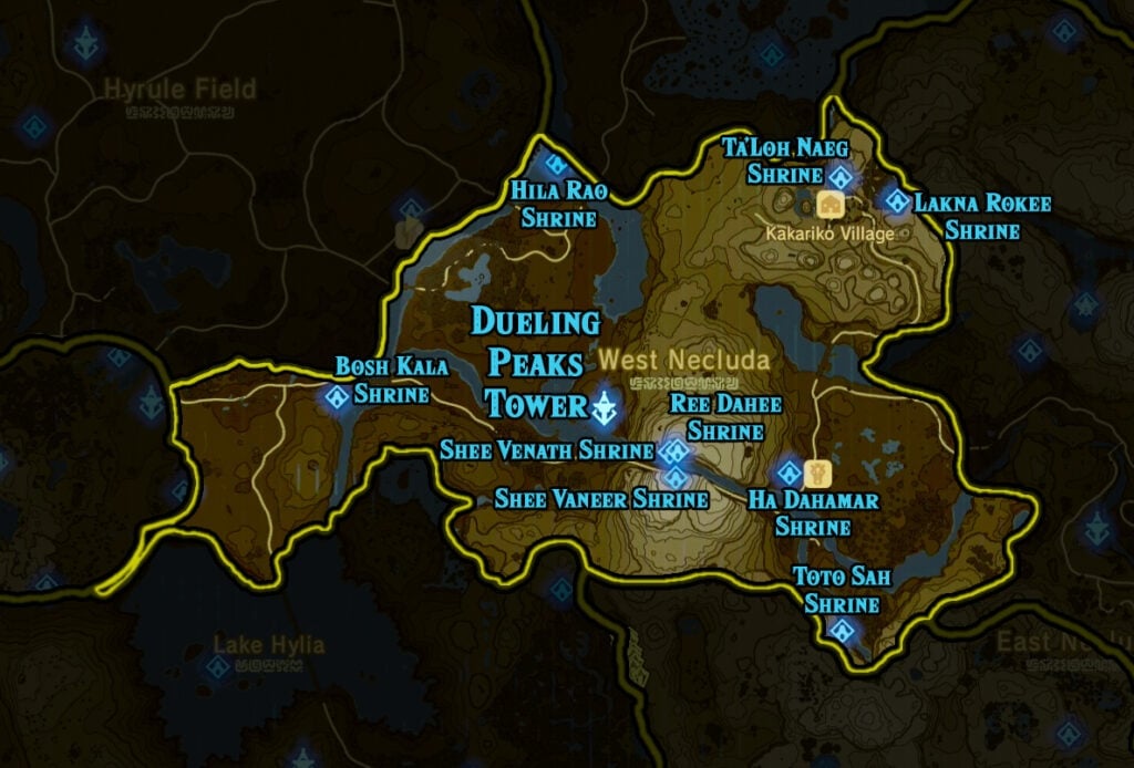 Zelda: Breath of the Wild - All Shrine Locations - Cheat Code Central