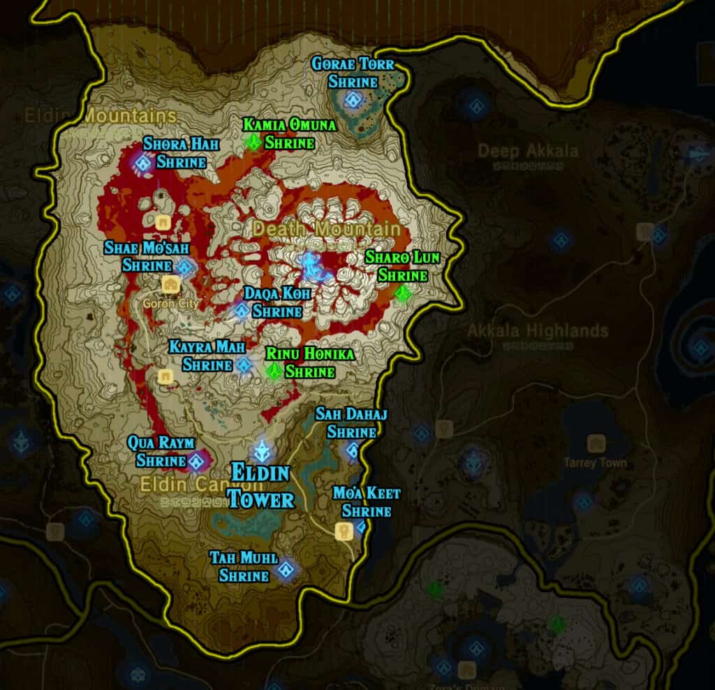 Every Shrine in Zelda BOTW Breath Of The Wild, All 120 Shrines and 16 DLC Shrines  Map Location 