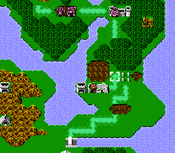 The map in Fire Emblem Gaiden.