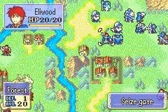 Eliwood on the map in Fire Emblem: The Blazing Blade.