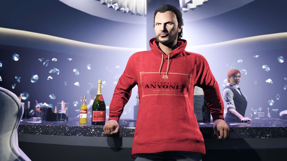 GTA Heist Champagne promo