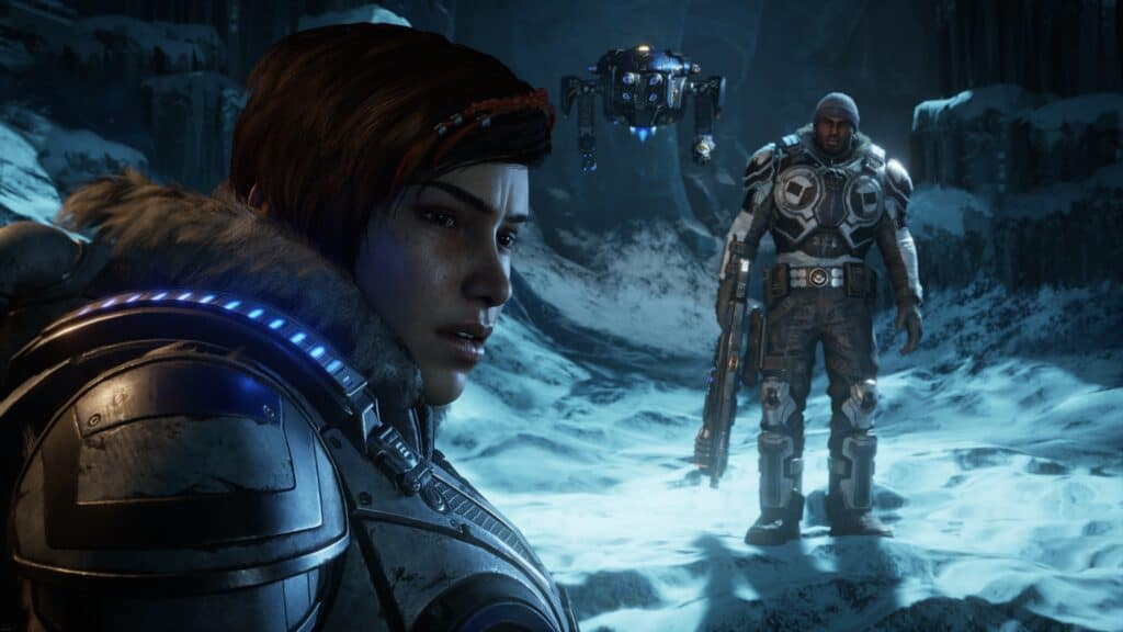 A promotional image for Gears 5.