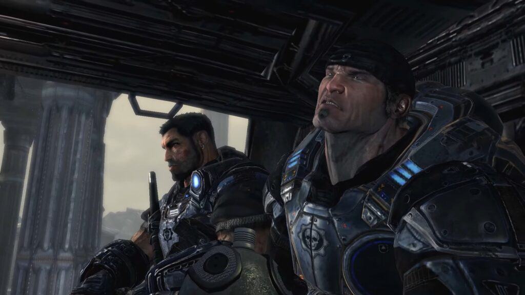 An in-game screenshot from Gears of War.