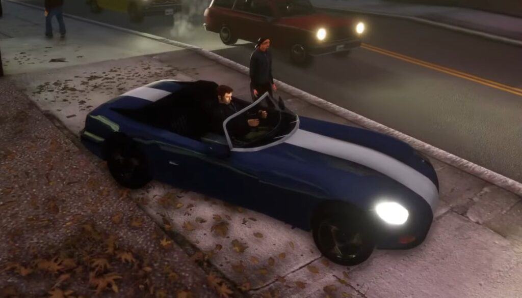 Banshee sports car in Grand Theft Auto III.