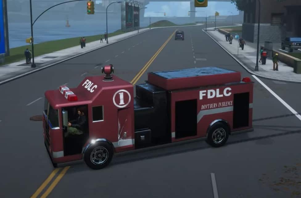 Firetruck in Grand Theft Auto III.