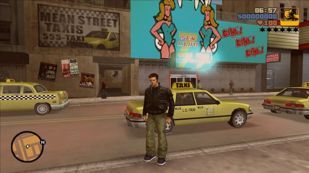 Claude with Fixer Pack mod for Grand Theft Auto III.
