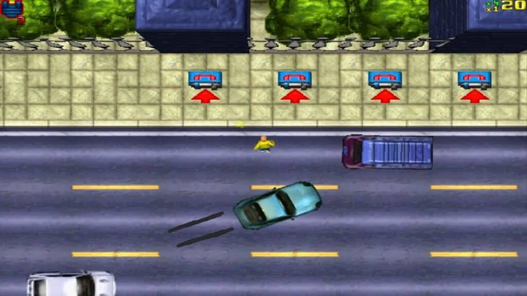Mission phone in Grand Theft Auto.