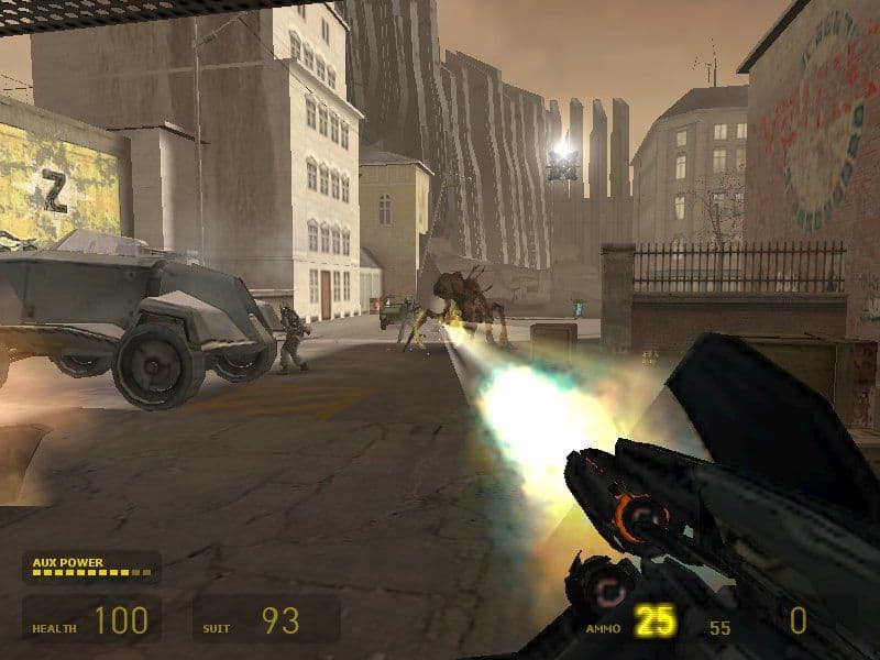 A screenshot from Half-Life 2 Episode One