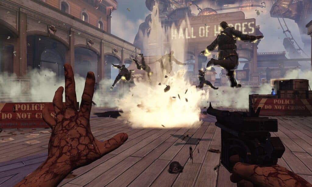 Bioshock Infinite gameplay promo screenshot
