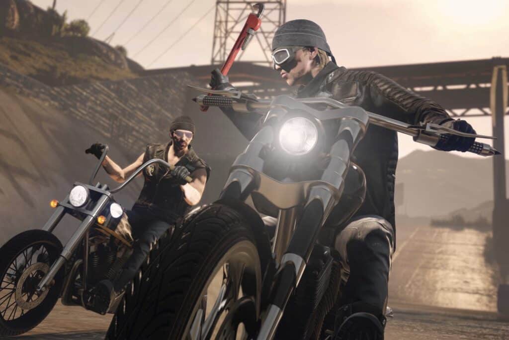 GTA V motorcycles promo image