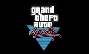 GTA Vice City logo in trailer screenshot
