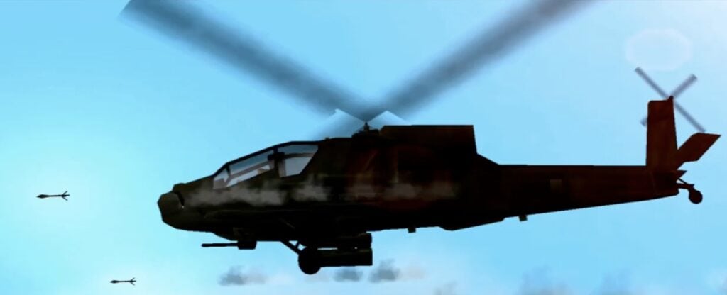 Vice City helicopter screenshot from anniversary trailer