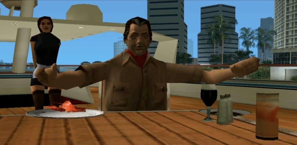 GTA Vice City Colonel Cortez from anniversary trailer