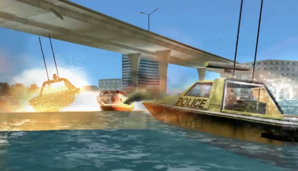 GTA Vice City Boat Chase from anniversary trailer