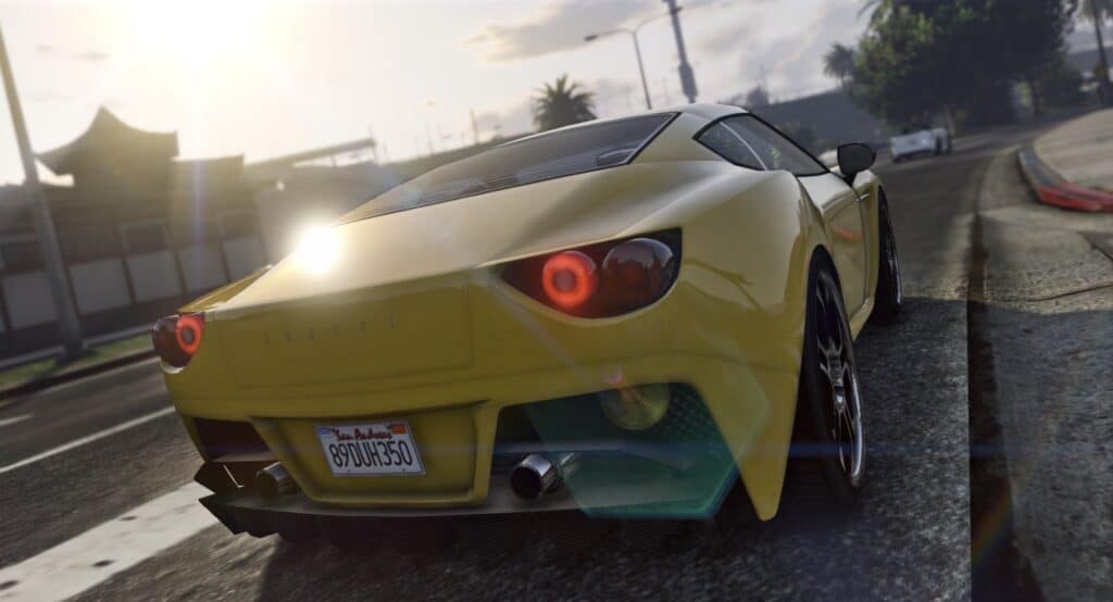 GTA V Car Rear promo