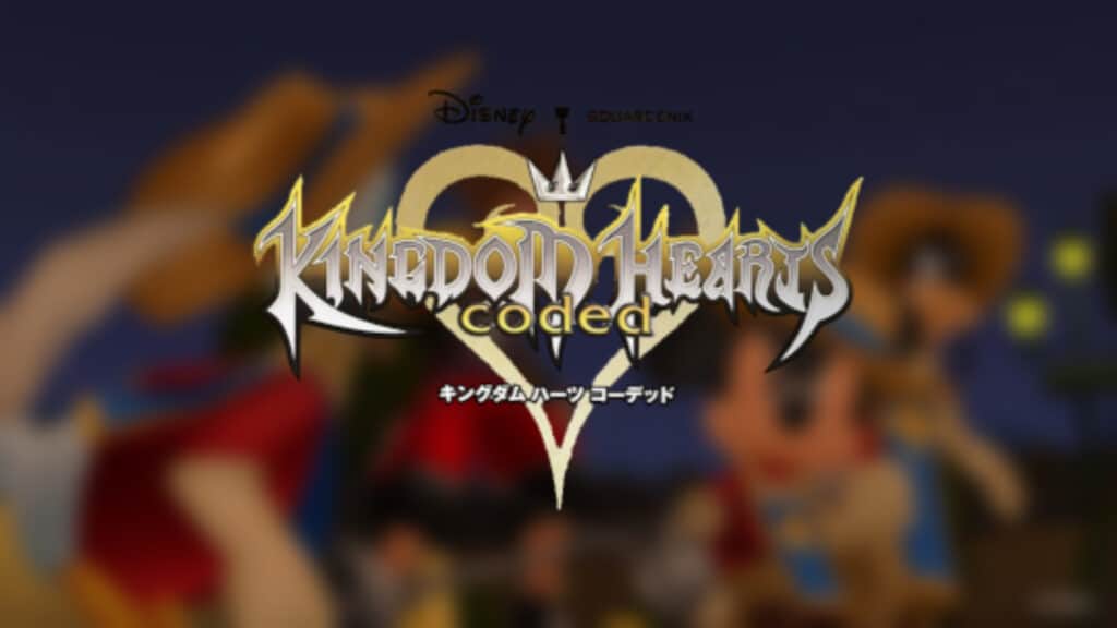 A custom-made image for Kingdom Hearts: Coded.