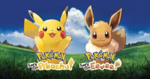 Two logos for Let's Go Pokemon.