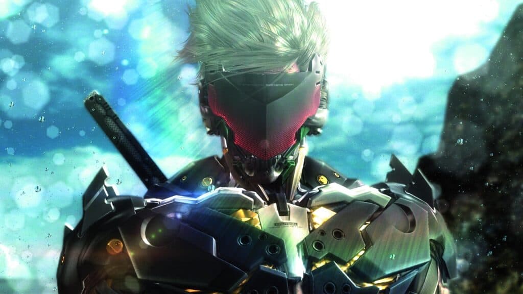 A Steam promotional image for Metal Gear Rising: Revengeance.