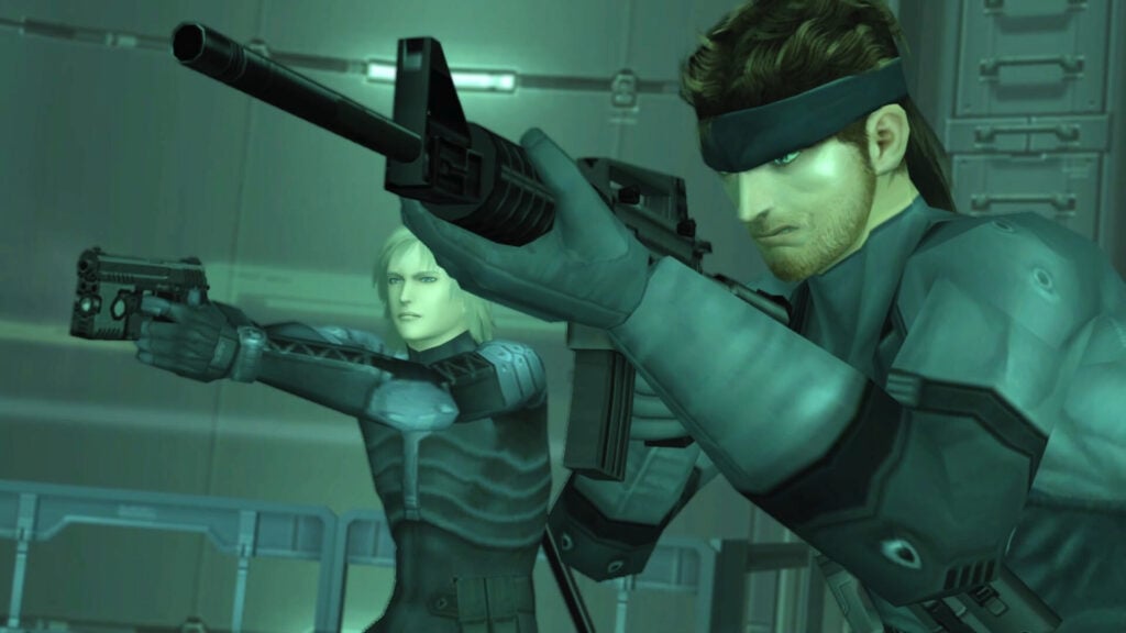A Steam promotional image for Metal Gear Solid 2: Sons of Liberty.