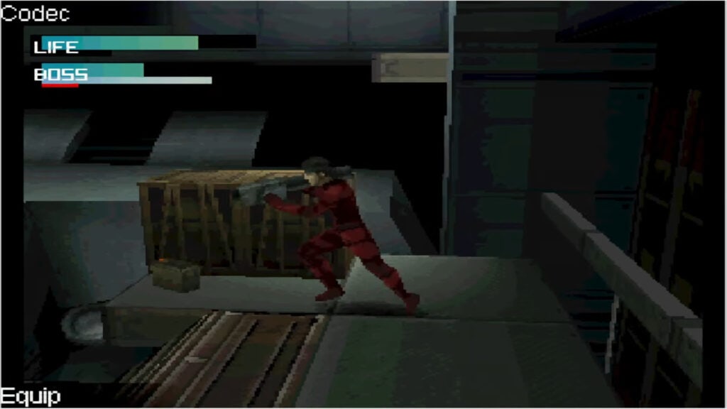 An in-game screenshot from Metal Gear Solid Mobile.