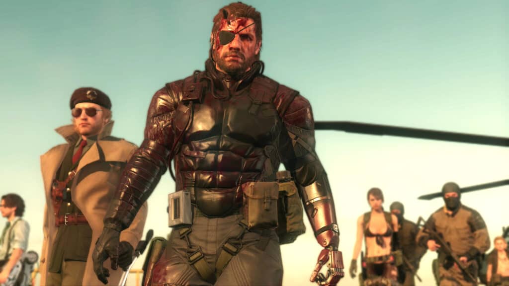 A Steam promotional image for Metal Gear Solid V: The Phantom Pain.