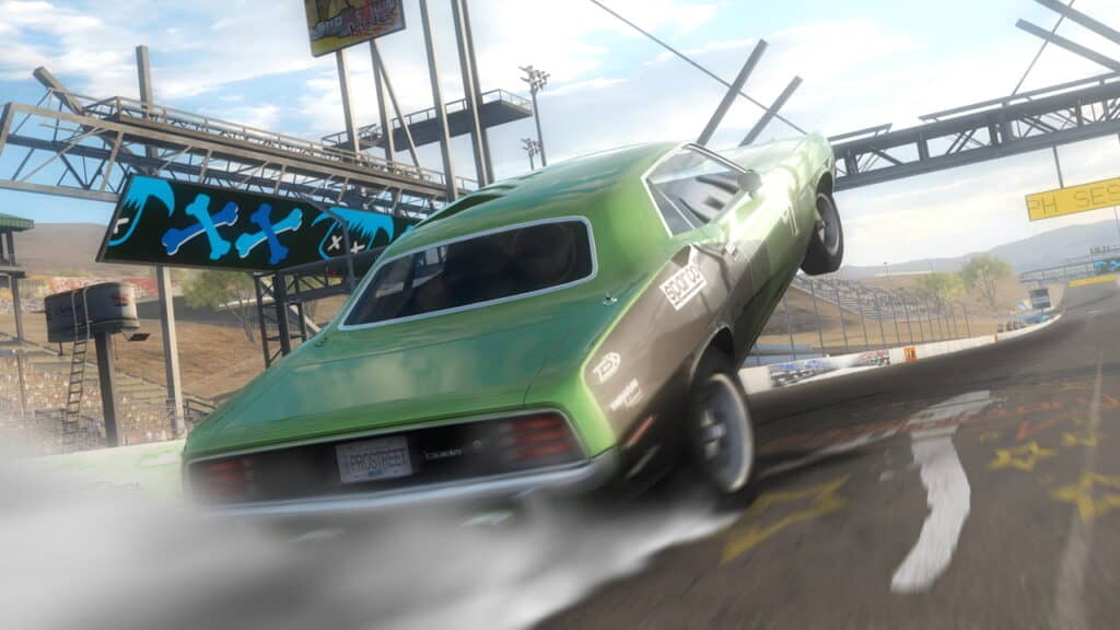 Drag Race in Need for Speed: ProStreet.